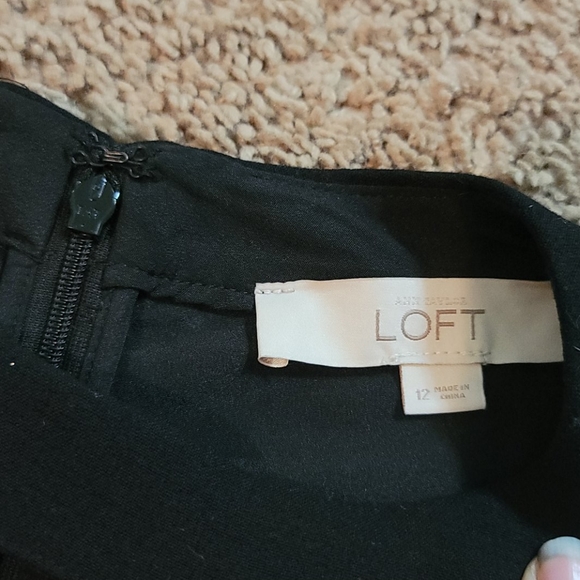 Loft Size 12 Black Dress - Picture 3 of 6